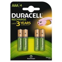 Аккумулятор Duracell Recharge Ni-MH AAA/HR03 750 mAh BL 4шт (DC2400)
