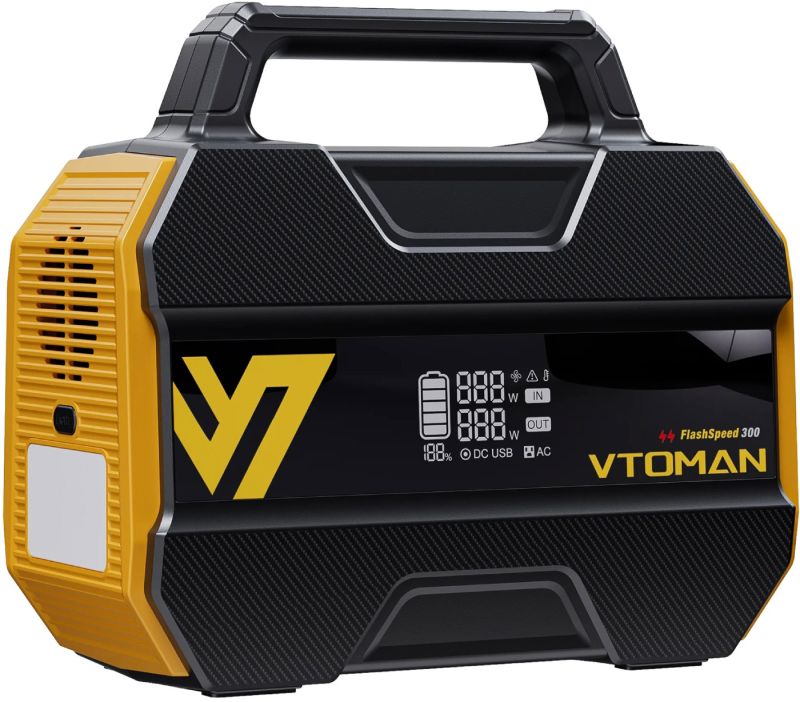 Зарядна станція Vtoman FlashSpeed 300 (230 Вт/г) 300W, DC/PD In, MPPT, LiFePo4 (FlashSpeed 300)