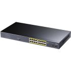 Комутатор Cudy GS1020PS2, 16-Port Gigabit PoE+ Switch with 2 Gigabit SFP ports 200W (GS1020PS2)