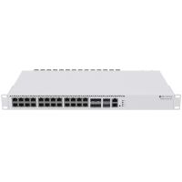 Комутатор Mikrotik CRS326-4C+20G+2Q+RM, 1x10/100 , 20x2.5G, 4xCombo 10G Ethernet/SFP+, 2x40G QSFP+, (CRS326-4C+20G+2Q+RM)