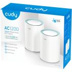 Система WiFi Cudy M1300(2-pack), AC1200 Wi-Fi Gigabit Mesh Solution (M1300(2-pack))