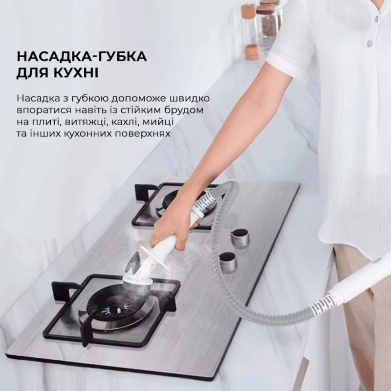 Пароочиститель Deerma Multi-function Steam Cleaner 1600W White (DEM-ZQ610)_ (DEM-ZQ610_)