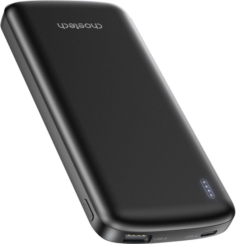 УМБ Choetech 10000mAh 12W USB-A,USB-C чорна (B850-ACBK)