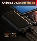 УМБ Choetech 10000mAh 12W USB-A,USB-C чорна (B850-ACBK)