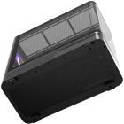 Корпус Modecom VOLCANO AQ200 ARGB MIDI FRONT LCD, 4x120mm fans BLACK без БЖ ATX (MC-A-AQ200-4FA-B)