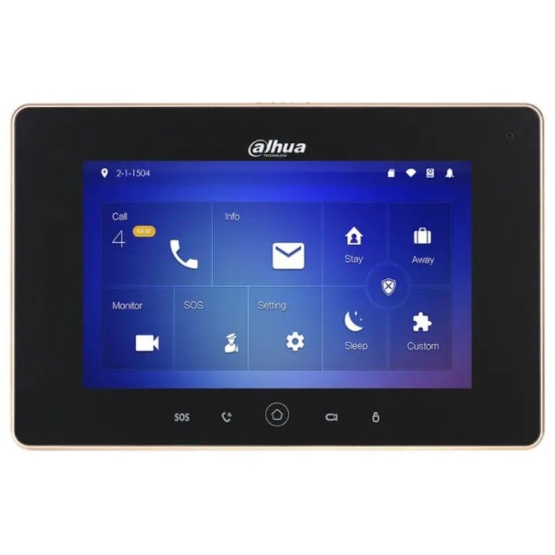 IP-відеодомофон Dahua Black (DHI-VTH5221D-S2)
