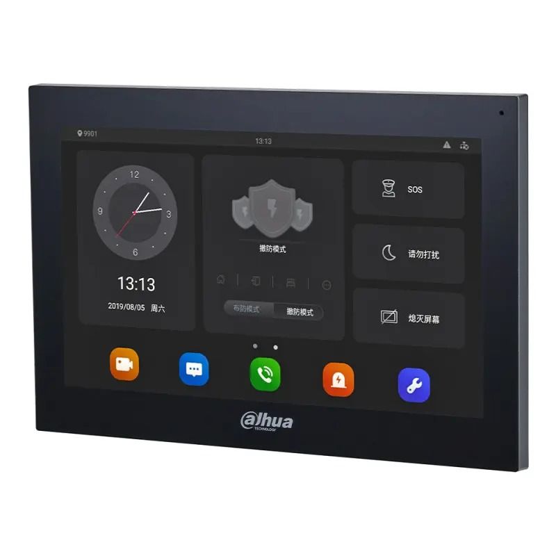 IP-відеодомофон Dahua Black (DHI-VTH5341G-W)