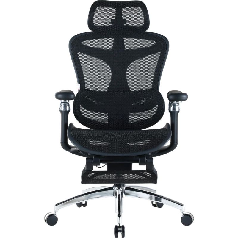 Крісло офісне Sihoo Doro C300 Pro Mesh Black with footrest (Doro-C300-Pro-M101-JT) (DORO-C300-PRO-M101-JT)