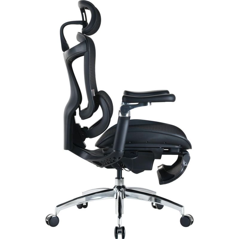 Крісло офісне Sihoo Doro C300 Pro Mesh Black with footrest (Doro-C300-Pro-M101-JT) (DORO-C300-PRO-M101-JT)