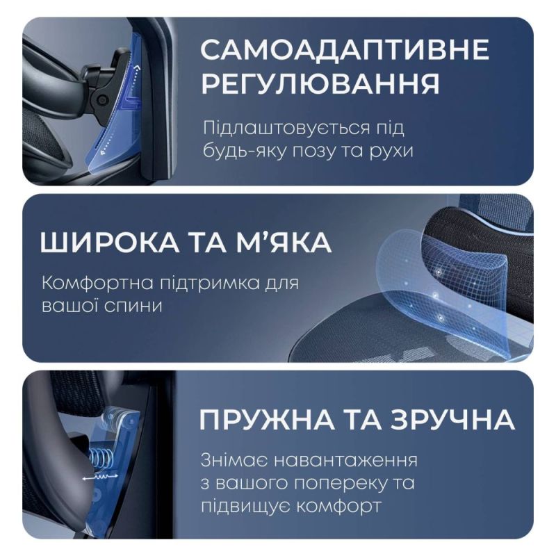 Кресло офисное Sihoo Doro C300 Pro Mesh Black with footrest (Doro-C300-Pro-M101-JT) (DORO-C300-PRO-M101-JT)