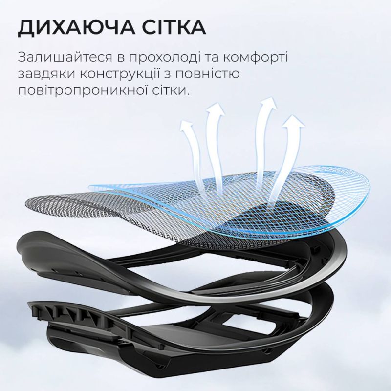 Кресло офисное Sihoo Doro C300 Pro Mesh Black with footrest (Doro-C300-Pro-M101-JT) (DORO-C300-PRO-M101-JT)