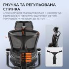 Крісло офісне Sihoo Doro C300 Pro Mesh Black (DORO-C300-PRO-M101)