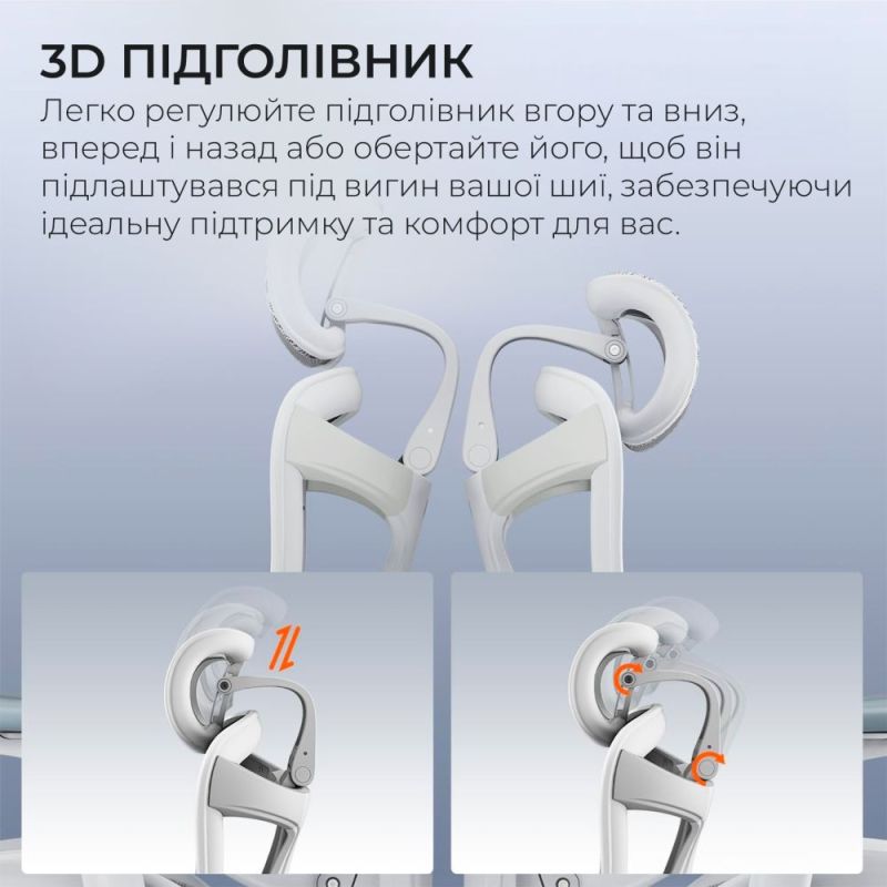 Крісло офісне Sihoo Doro C300 Pro Mesh White (DORO-C300-PRO-M102)
