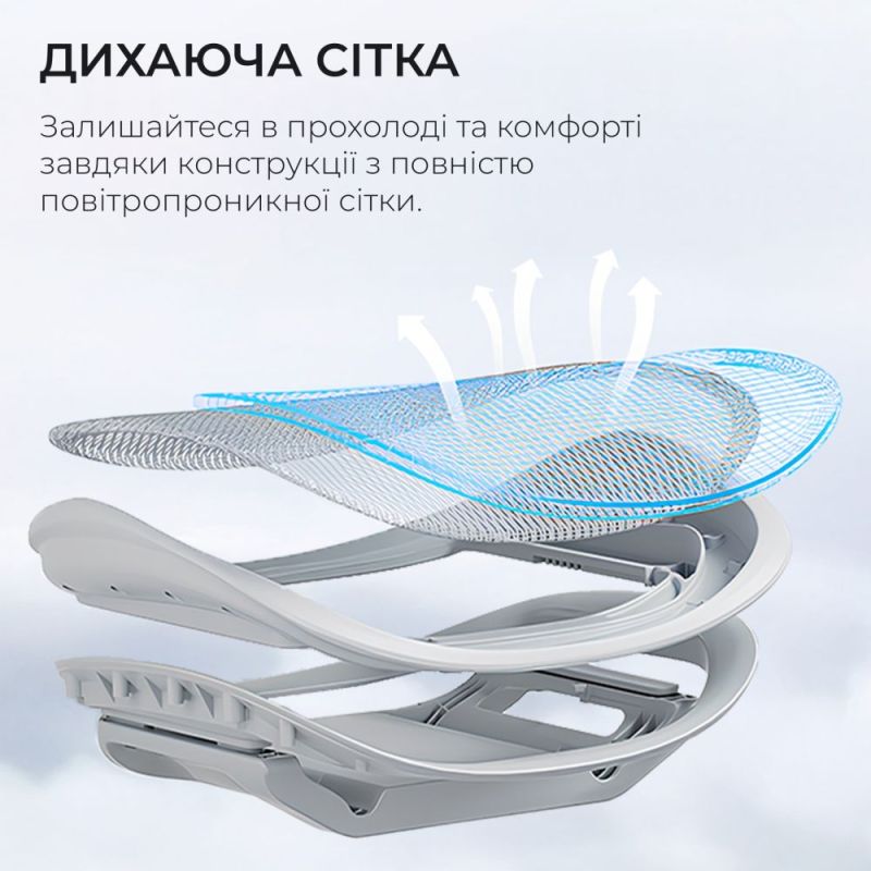 Кресло офисное Sihoo Doro C300 Pro Mesh White (DORO-C300-PRO-M102)