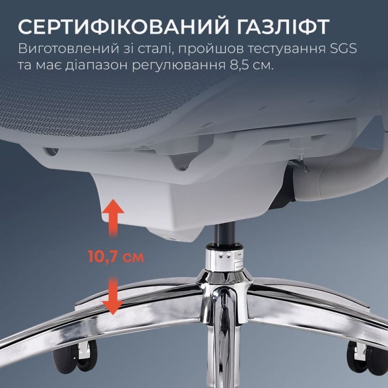 Кресло офисное Sihoo Doro C300 Pro Mesh White (DORO-C300-PRO-M102)