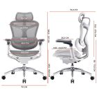 Кресло офисное Sihoo Doro C300 Pro Mesh White (DORO-C300-PRO-M102)