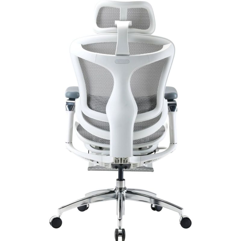 Крісло офісне Sihoo Doro C300 Pro Mesh White with footrest (Doro-C300-Pro-M102-JT) (DORO-C300-PRO-M102-JT)