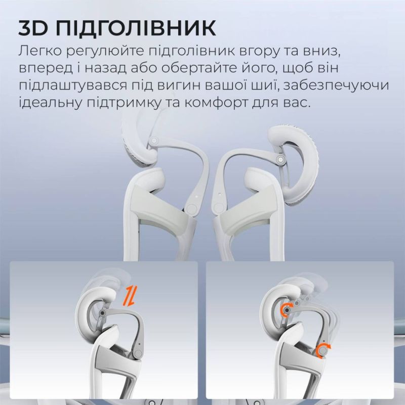 Крісло офісне Sihoo Doro C300 Pro Mesh White with footrest (Doro-C300-Pro-M102-JT) (DORO-C300-PRO-M102-JT)