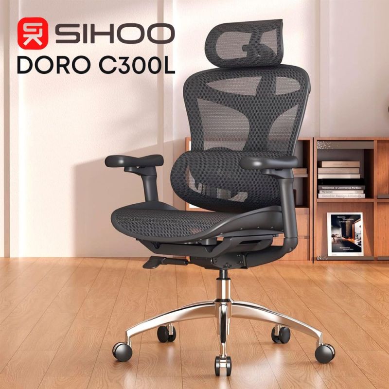 Кресло офисное Sihoo Doro C300L Mesh Black (DORO-C300L-A3-101)