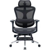 Крісло офісне Sihoo Doro C300L Mesh Black with footrest (Doro-C300L-A3-101-JT) (DORO-C300L-A3-101-JT)