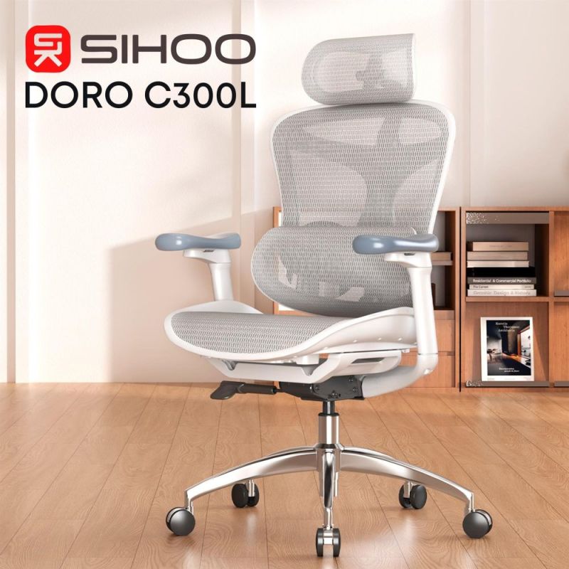 Кресло офисное Sihoo Doro C300L Mesh White (DORO-C300L-A3-102)