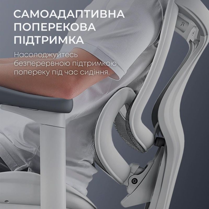 Кресло офисное Sihoo Doro C300L Mesh White (DORO-C300L-A3-102)