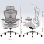 Кресло офисное Sihoo Doro C300L Mesh White (DORO-C300L-A3-102)