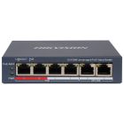 Коммутатор Hikvision (DS-3E0106P-E/M(B) POE)