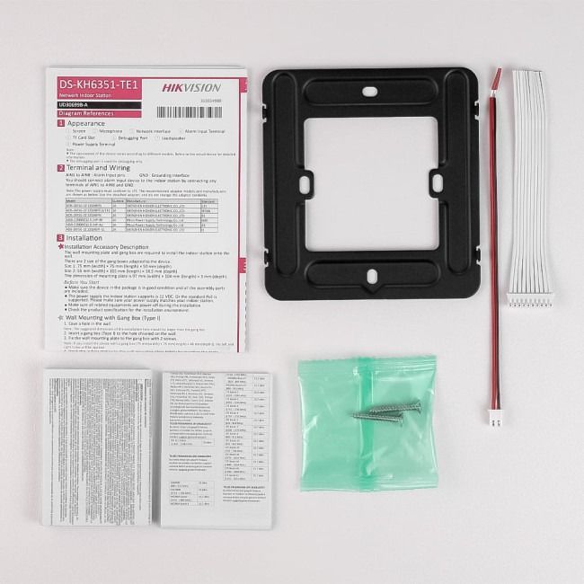 IP-відеодомофон Hikvision Black (DS-KH6351-TE1)
