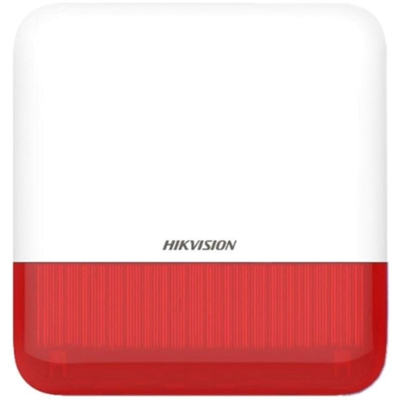 Бездротова сирена Hikvision (DS-PS1-E-WE-Red)