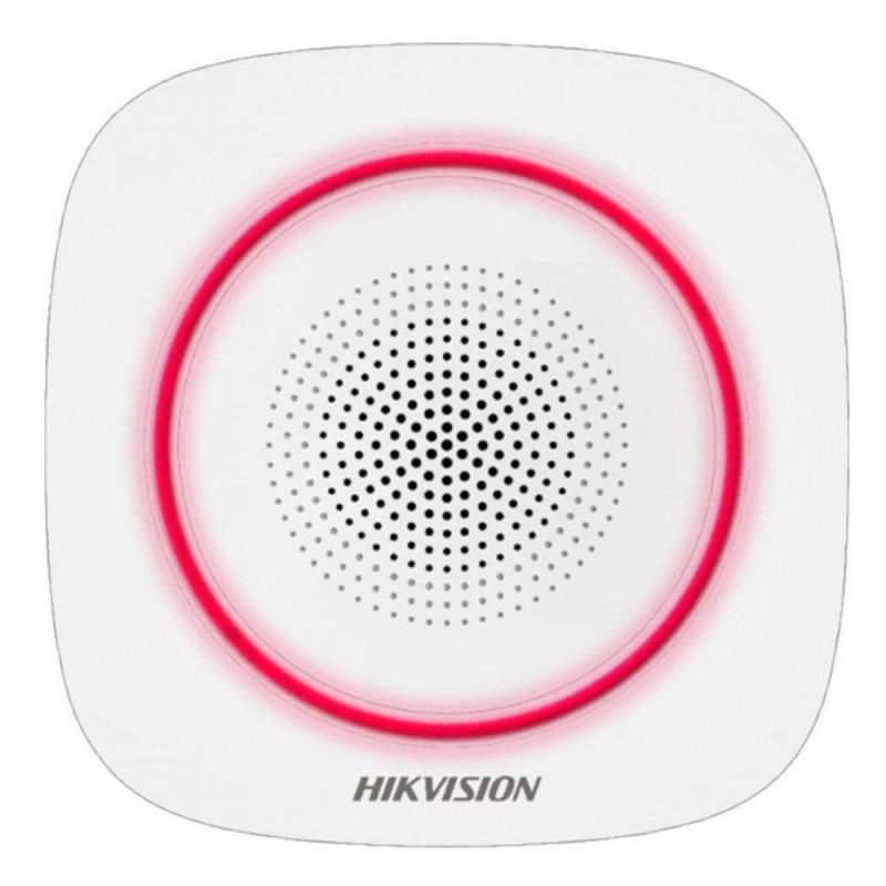 Беспроводная сирена Hikvision (DS-PS1-I-WE-Red)