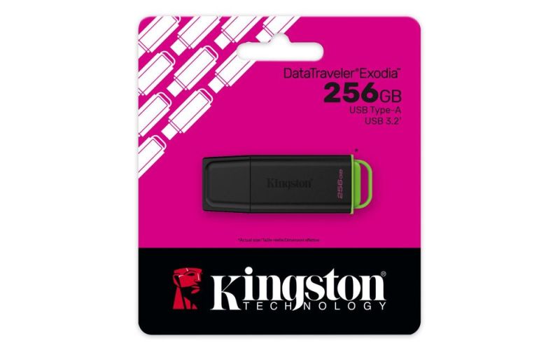 Флеш-накопитель USB3.2 256GB Kingston DataTraveler Exodia Black (DTXG2/256GB)