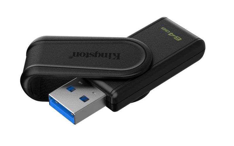 Флеш-накопитель USB3.2 64GB Kingston DataTraveler Exodia S Black (DTXS/64GB)