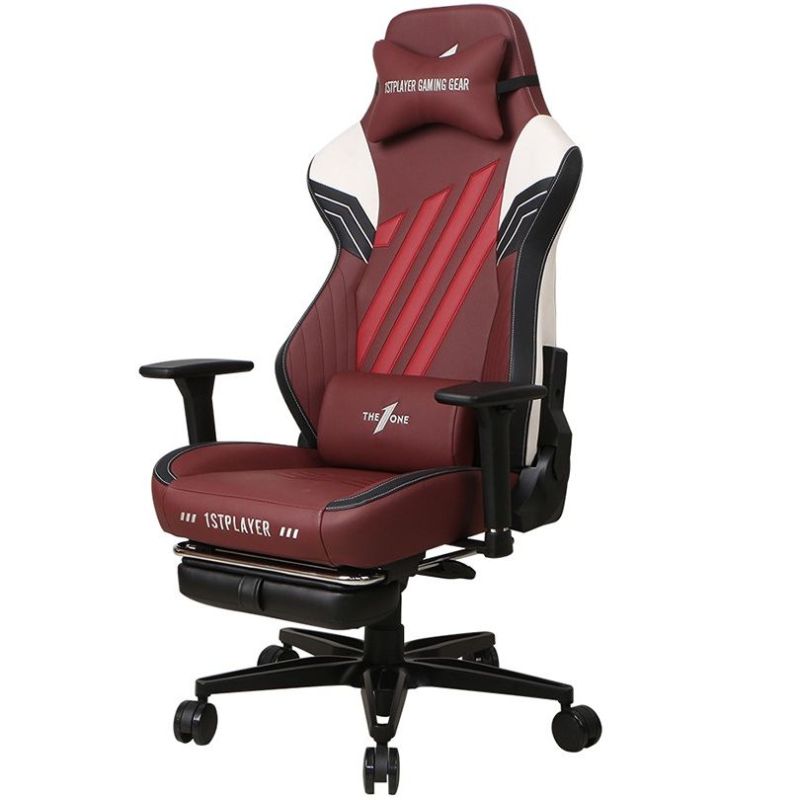 Кресло для геймеров 1stPlayer Duke Black White Red (DUKE-FR-BKWHRE)
