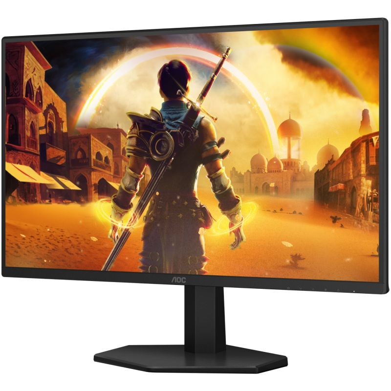 TFT 24.5" AOC 25G42E, Fast IPS, 180 Гц, HDMI, DP, чорно-червоний (25G42E)