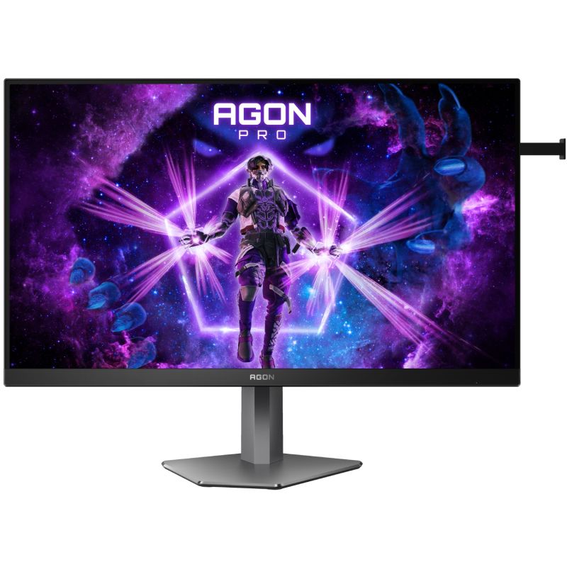 TFT 27" AOC AGON AG276FK, Fast IPS, 520Гц, 2хHDMI, DP, HAS, Pivot, чорно-сірий (AG276FK)