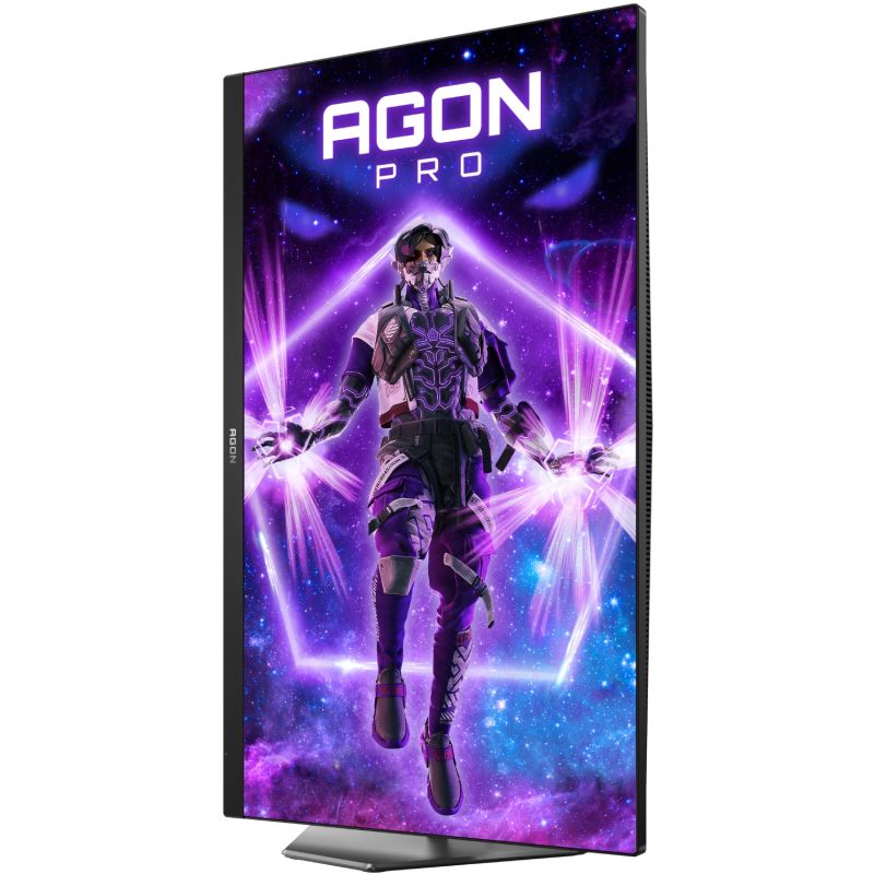 TFT 27" AOC AGON AG276FK, Fast IPS, 520Гц, 2хHDMI, DP, HAS, Pivot, чорно-сірий (AG276FK)