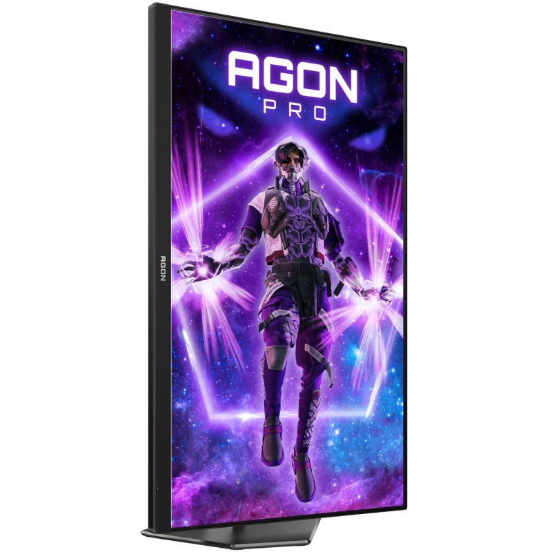 TFT 27" AOC AGON AG276FK, Fast IPS, 520Гц, 2хHDMI, DP, HAS, Pivot, чорно-сірий (AG276FK)