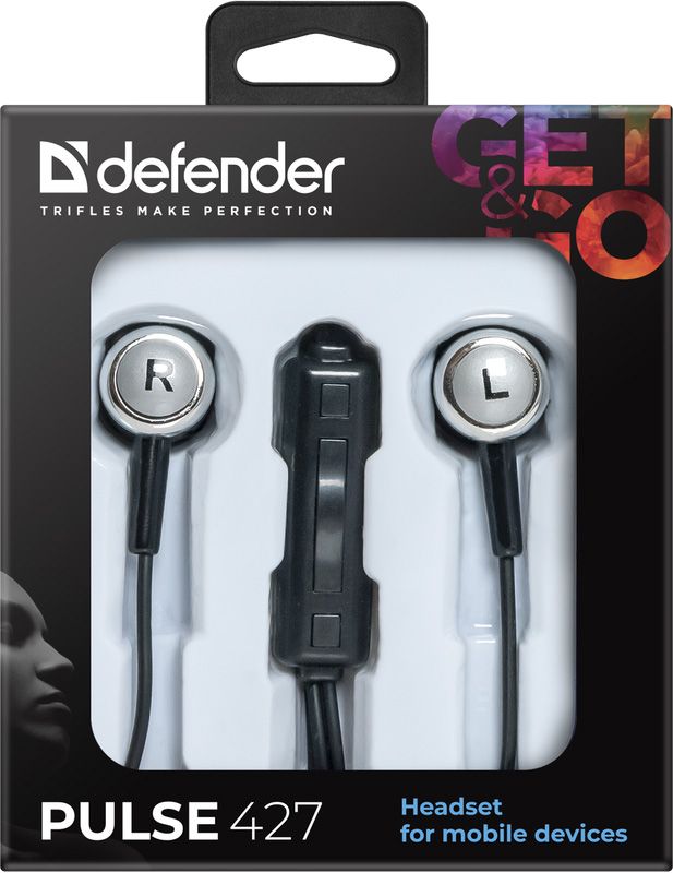 Гарнітура для смартфонів Defender Pulse 427 Black (63427)