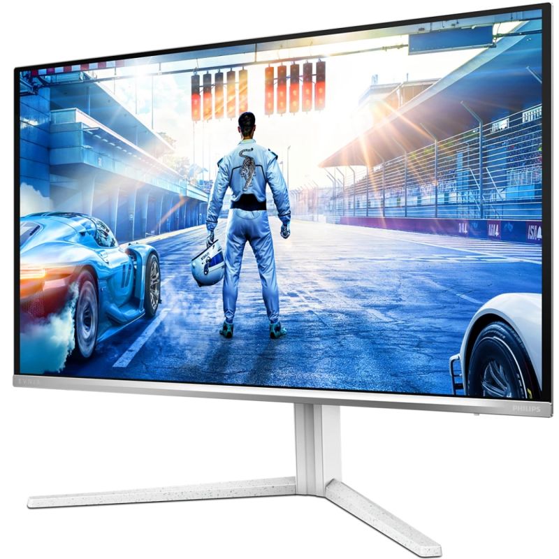 TFT 27" Philips 27M2N6501L, QD-OLED, 240Гц, 2хHDMI, DP, USB-hub, HAS, Pivot, білий (27M2N6501L/00)