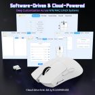 Мишка Attack Shark X11SE, Wireless/Bluetooth, 22000dpi. (PAW3311), 6кн., White (X11SEW_AS)