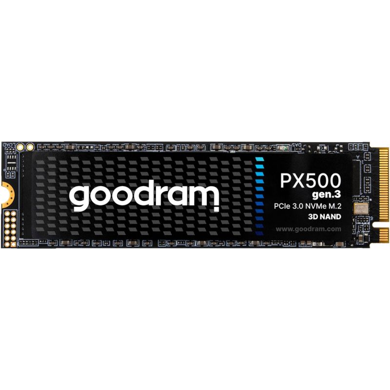 SSD 256Gb GoodRAM PX500 M.2 2280 PCIe 3x4 NVMe 3D NAND, Retail (SSDPR-PX500-256-80-G3)