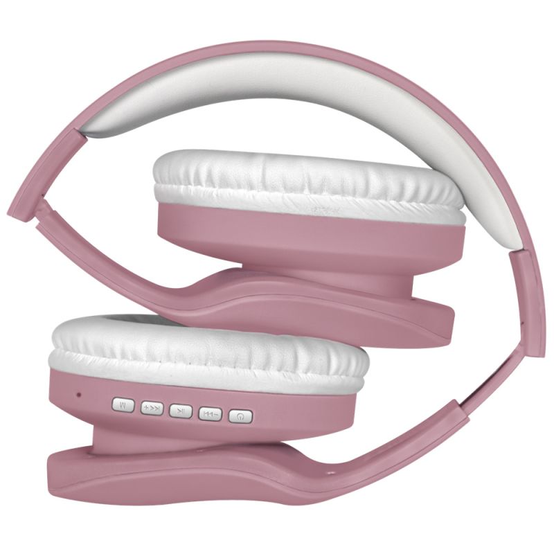 Гарнітура Defender FreeMotion B525, Bluetooth+3,5мм, White-Pink (63528)
