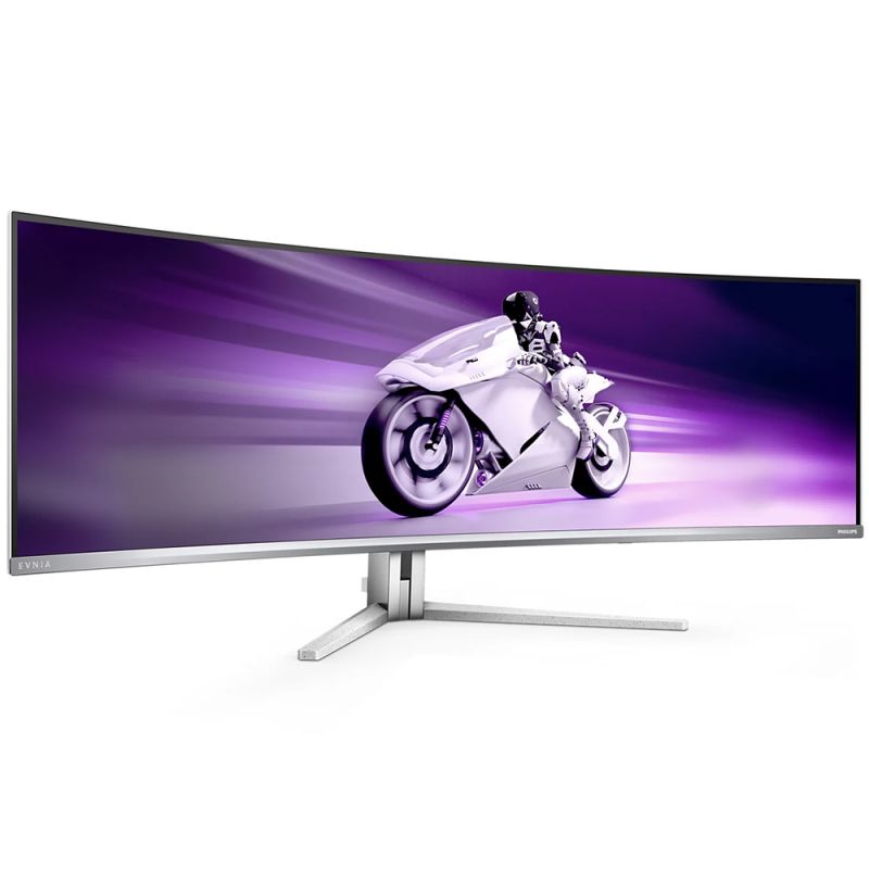 TFT 48.9" Philips 49M2C8900, OLED, DQHD, 240Hz, 0.03ms, 2хHDMI, DP, USB-C, USB-hub, HAS,колонки, біл (49M2C8900/00)