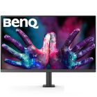 TFT 31.5" BenQ PD3205UA, IPS, 4K UHD, 99% sRGB, HDMI, DP, USB-С, USB-hub, HAS, колонки, темно- сірий (9H.LKGLA.TPE)