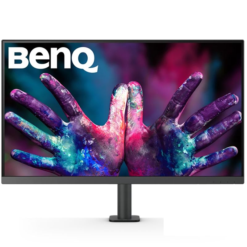 TFT 31.5" BenQ PD3205UA, IPS, 4K UHD, 99% sRGB, HDMI, DP, USB-С, USB-hub, HAS, колонки, темно- сірий (9H.LKGLA.TPE)