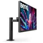 TFT 31.5" BenQ PD3205UA, IPS, 4K UHD, 99% sRGB, HDMI, DP, USB-С, USB-hub, HAS, колонки, темно- сірий (9H.LKGLA.TPE)