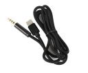 Кабель AUX Type-C - TRRS Audio M/M 1м Black (S0993)