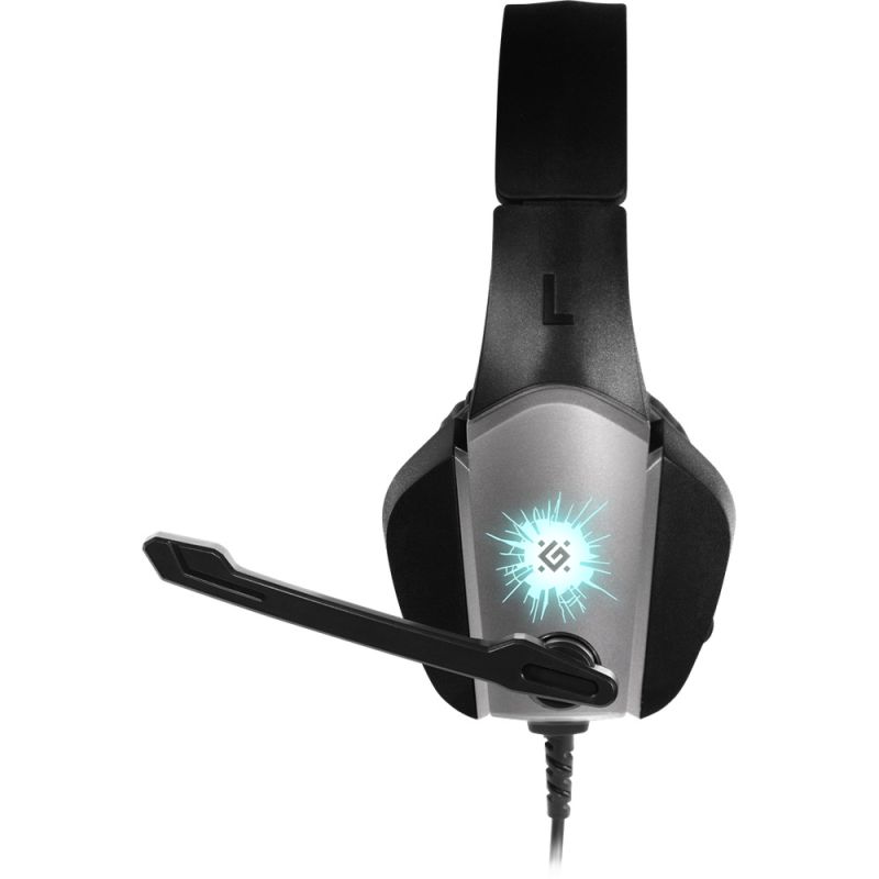 Ігрова гарнітура Defender X-Skull  кабель 2.1м, чорно-сіра (64585)