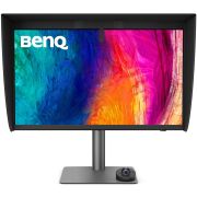 TFT 27" BenQ PD2770U, IPS, 4K UHD, HDMI, DP, USB-C, USB-hub, HAS, колонки, темно-сірий (9H.Y0ELB.QBE)